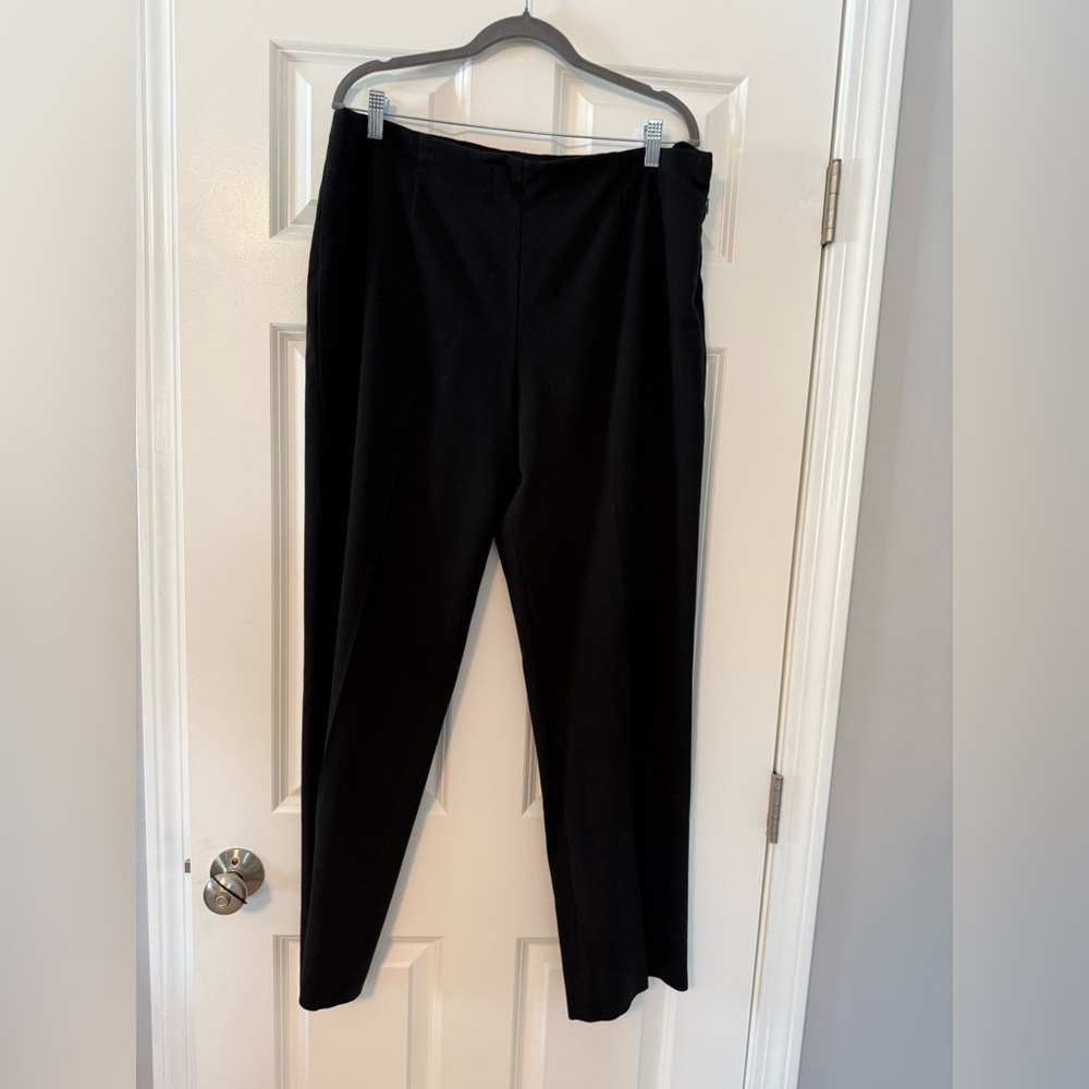Coldwater Creek | Black Side Zip Pants | Size 16 - Picture 1 of 7